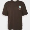 YOURTURN GRAPHIC TEE UNISEX - T-Shirt Print - Brown