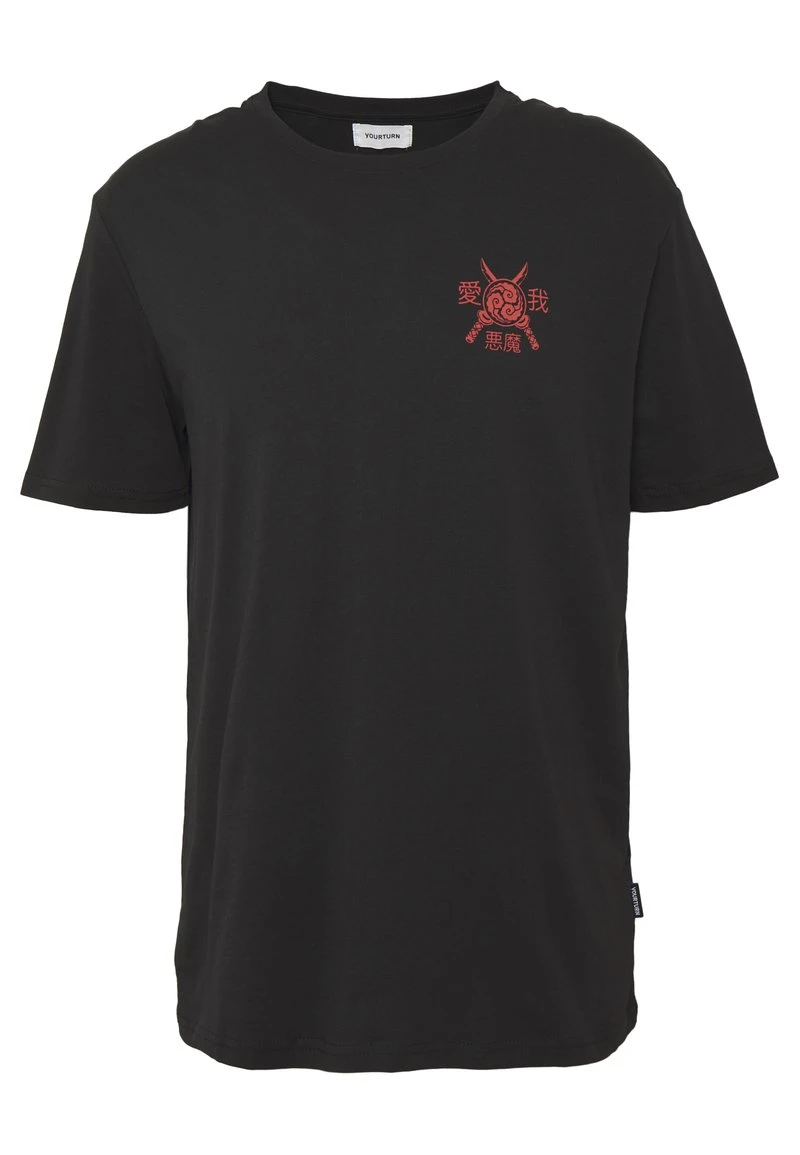 YOURTURN T-Shirt Print - Black 4 YOURTURN T-Shirt Print - Black – Bild 2