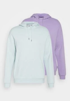 YOURTURN 2 PACK UNISEX - Kapuzenpullover - Lilac/light Blue