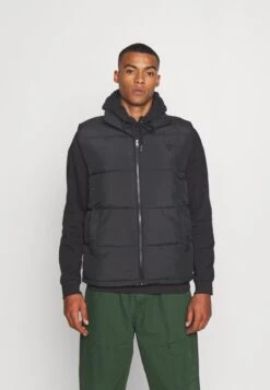 YOURTURN PUFFER VEST UNISEX - Weste - Black