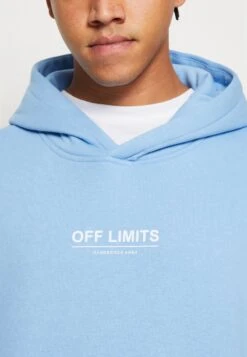 YOURTURN SUPER OVERSIZED UNISEX - Kapuzenpullover - Light Blue -Mode Verkauf 3ed76e898ca34c58b3bd5bcb37cbf7aa