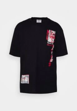 YOURTURN PRINT WASH UNISEX - T-Shirt Print - Black -Mode Verkauf 513b5356b7ee4aeab044a33ed1aea254