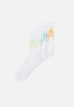 YOURTURN 3 PACK - Socken - Black/purple /off-white -Mode Verkauf 69ec3b8ab94d4d23be55218b5272e11a