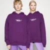YOURTURN UNISEX - Kapuzenpullover - Dark Purple -Mode Verkauf 7776dee484774b2d80ec0a54ae48381d
