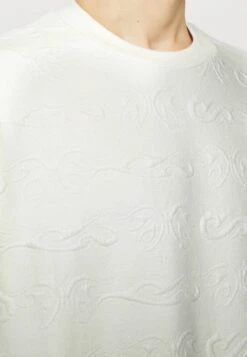 YOURTURN TRIBAL EMBOSSED UNISEX - Sweatshirt - Off White -Mode Verkauf 8c390ca9c9fe42218bf5de86ef627030