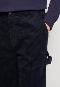 YOURTURN WIDE FIT CARPENTER CORDUROY UNISEX - Shorts - Dark Blue -Mode Verkauf 8cd9cf0de31c4216a6f2638ee7f7e4e5