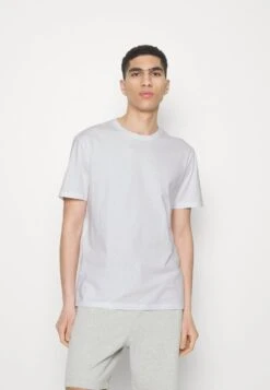 YOURTURN UNISEX 5 PACK - T-Shirt Basic - White/apricot/light Blue -Mode Verkauf 91fb707e80a9408997c2a455d7e38320