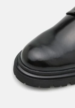 YOURTURN Leather UNISEX - Sportlicher Schnürer - Black -Mode Verkauf b5ccc4155fda4429aad0df5e4fcdb0da