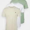 YOURTURN BIRDIE - T-Shirt Basic - White/off-white/green -Mode Verkauf b78bb0b58e21470789900174cb766326