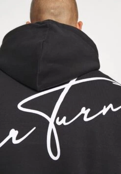 YOURTURN BOLD SCRIPT HOODIE UNISEX - Sweatshirt - Black -Mode Verkauf c96b8a60d5f7423b855ed3bfc843f0e2
