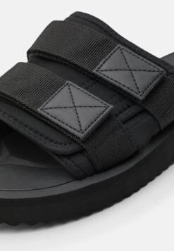 YOURTURN UNISEX - Pantolette Flach - Black -Mode Verkauf cd5ae66b37864200a55872ef21c96b5b