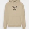 YOURTURN UNISEX - Kapuzenpullover - Taupe -Mode Verkauf cf58668a47ad4016b59466d04e428d86