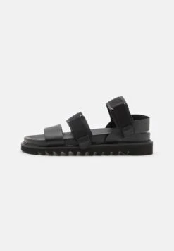 YOURTURN UNISEX - Riemensandalette - Black