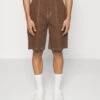 YOURTURN UNISEX - Jeans Shorts - Brown -Mode Verkauf ed5d26a5f0ab47b69974ad3451b1f5c7