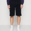 YOURTURN WIDE FIT CARPENTER CORDUROY UNISEX - Shorts - Dark Blue -Mode Verkauf edc8222945f84a01bcba9aa279855bb8