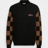 YOURTURN UNISEX - Strickpullover - Black/brown -Mode Verkauf fdb3f464981449e882b36e6dcc6a230a 1